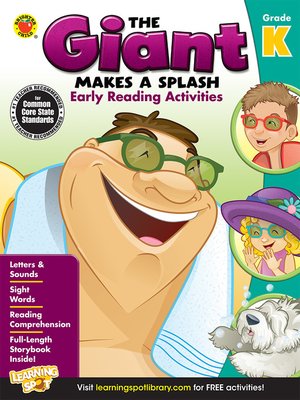 cover image of The Giant Makes a Splash: Early Reading Activities, Grade K